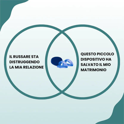 Bite anti-russamento silenzioso universale