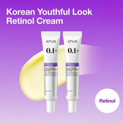 Retinol 0,1 % Koffein Augencreme 30 g
